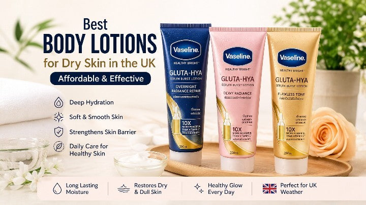 Best Body Lotions for Dry Skin in the UK (Affordable & Effective)