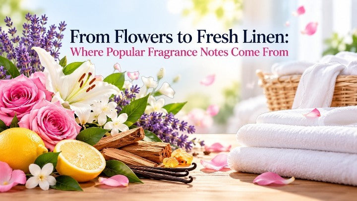 From Flowers to Fresh Linen: Where Popular Fragrance Notes Come From