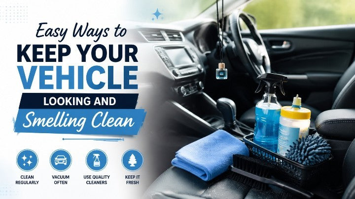 Easy Ways to Keep Your Vehicle Looking and Smelling Clean