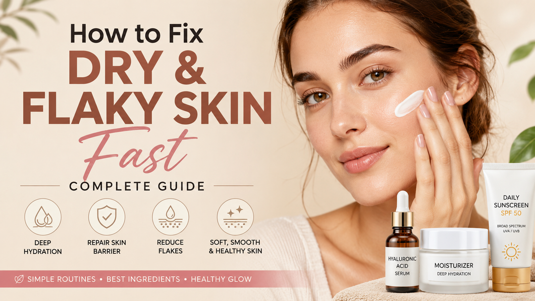 How to Fix Dry and Flaky Skin Fast (Complete Guide)