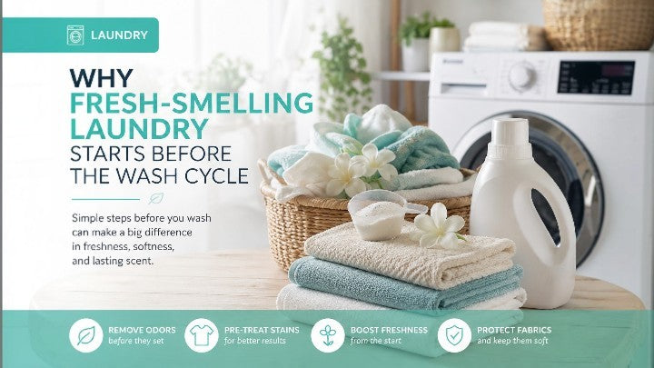 Why Fresh-Smelling Laundry Starts Before the Wash Cycle