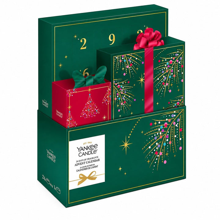 Yankee Candle 24 Days of Fragrance Advent Calendar – 24 Tea Lights & Holder