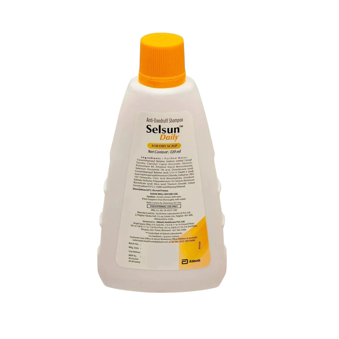 Selsun Daily Shampoing Soin Quotidien du Cuir Chevelu – 120 ml