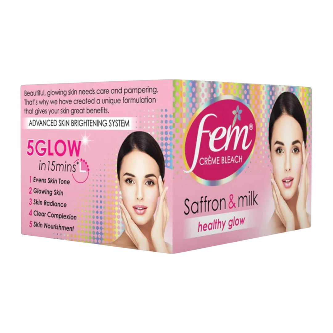 Crème décolorante Fem Fairness Safrane et Lait pour éclaircir les poils du visage