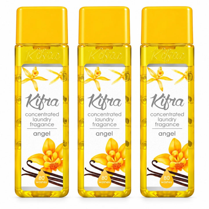 Kifra Concentrated Laundry Fragrance – 3 Pack (120 Washes Each)