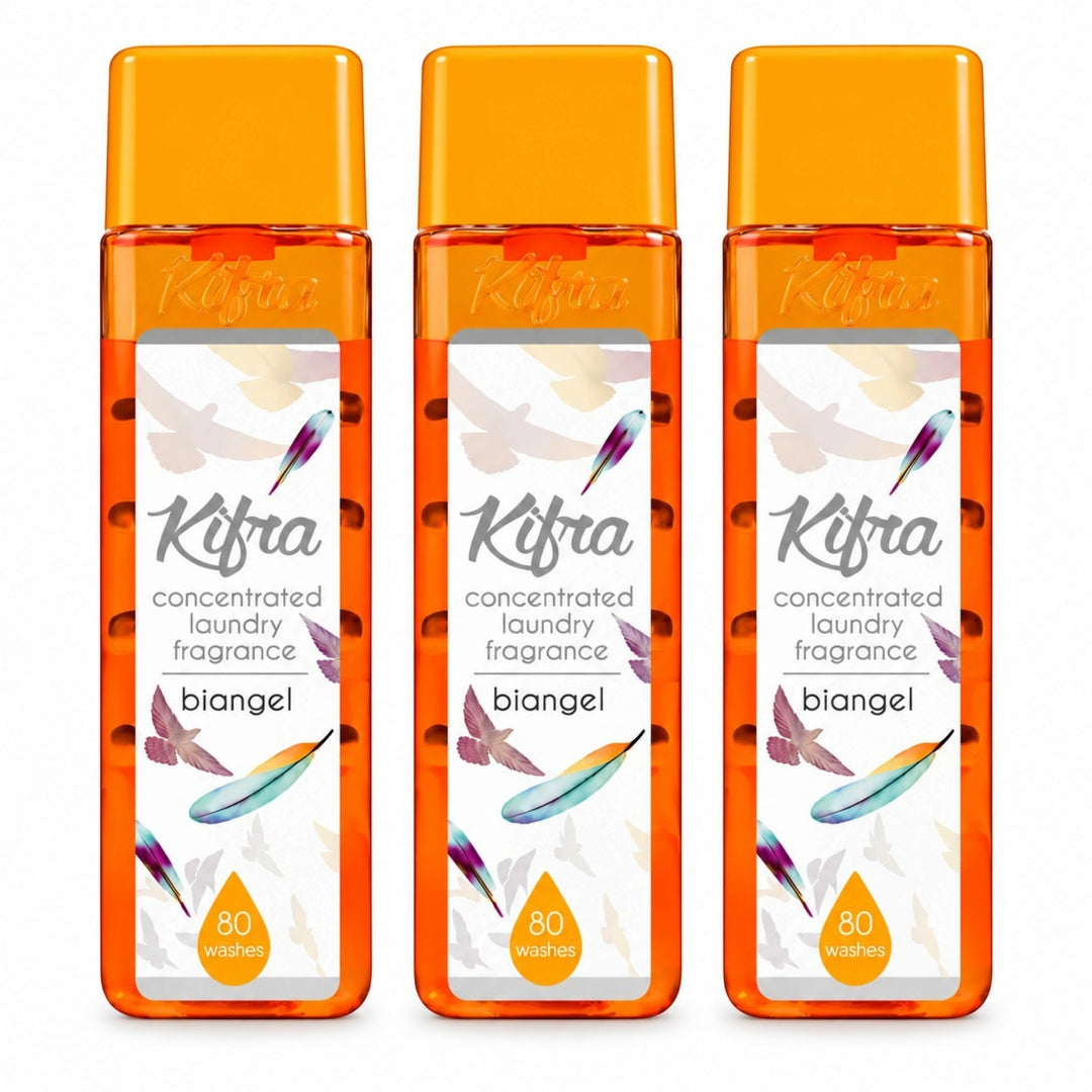 Kifra Concentrated Laundry Fragrance – 3 Pack (120 Washes Each)