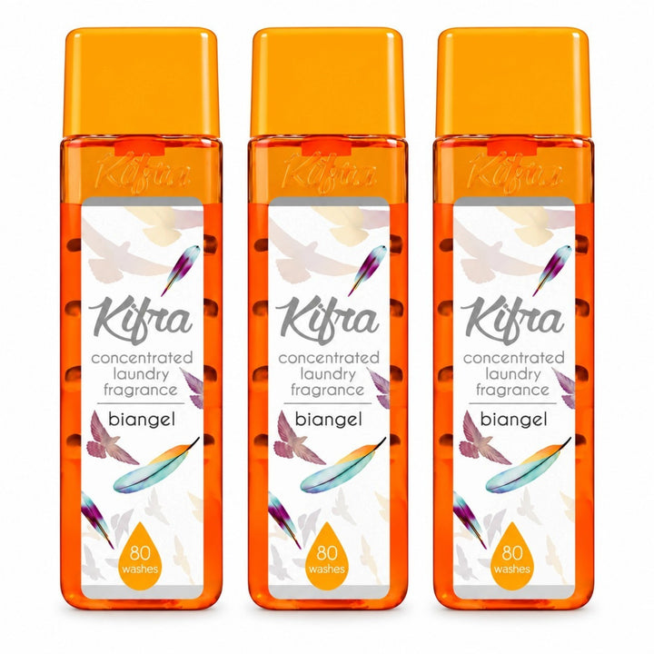 Kifra Concentrated Laundry Fragrance – 3 Pack (120 Washes Each)