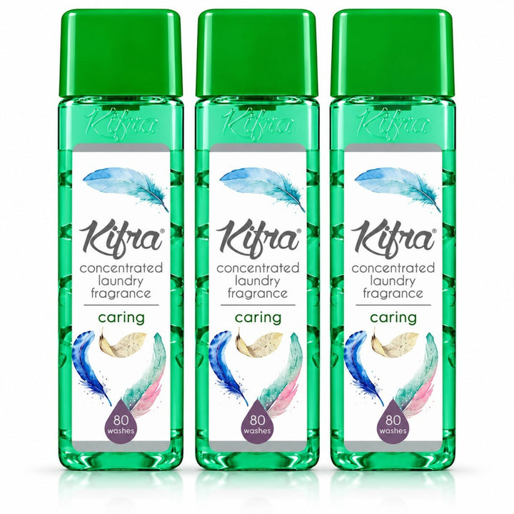 Kifra Concentrated Laundry Fragrance – 3 Pack (120 Washes Each)