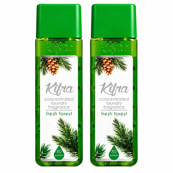 Kifra Concentrated Laundry Fragrance – 2 Pack (80 Washes Each)