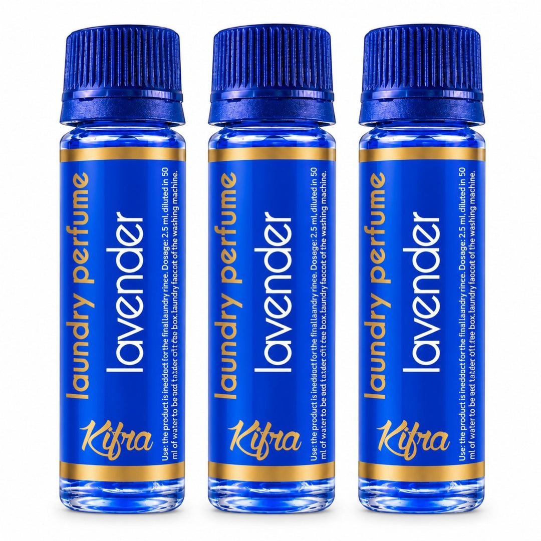 Kifra Concentrated Laundry Fragrance – 3 Pack (120 Washes Each)