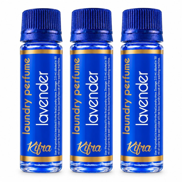 Kifra Concentrated Laundry Fragrance – 3 Pack (120 Washes Each)