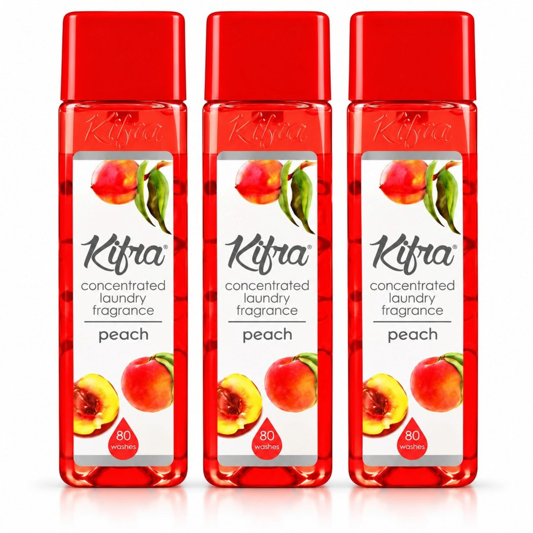 Kifra Concentrated Laundry Fragrance – 3 Pack (120 Washes Each)