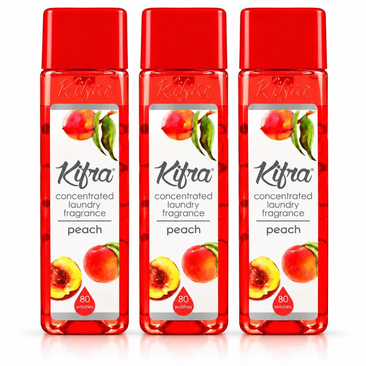 Kifra Concentrated Laundry Fragrance – 3 Pack (120 Washes Each)