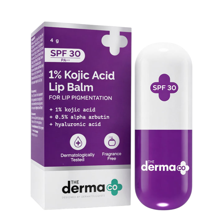 The Derma Co 1% コウジ酸リップバーム (色素沈着・乾燥した唇用)
