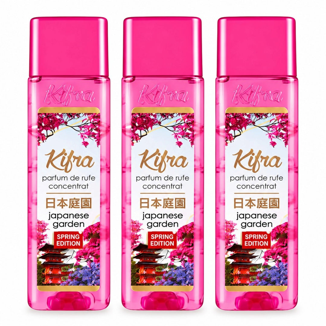 Kifra Concentrated Laundry Fragrance – 3 Pack (120 Washes Each)