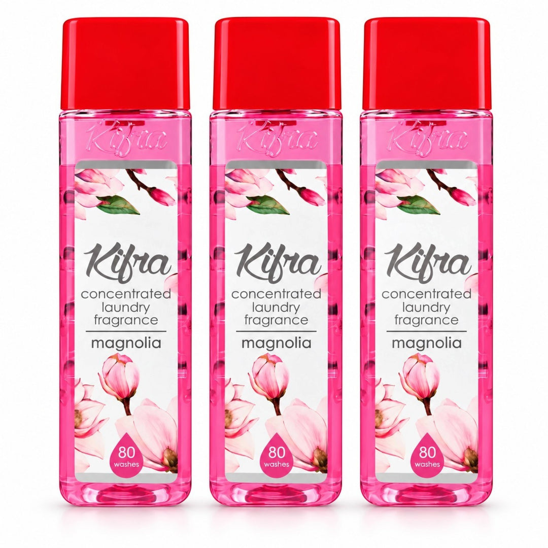 Kifra Concentrated Laundry Fragrance – 3 Pack (120 Washes Each)