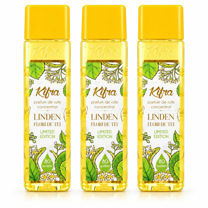 Kifra Concentrated Laundry Fragrance – 3 Pack (120 Washes Each)