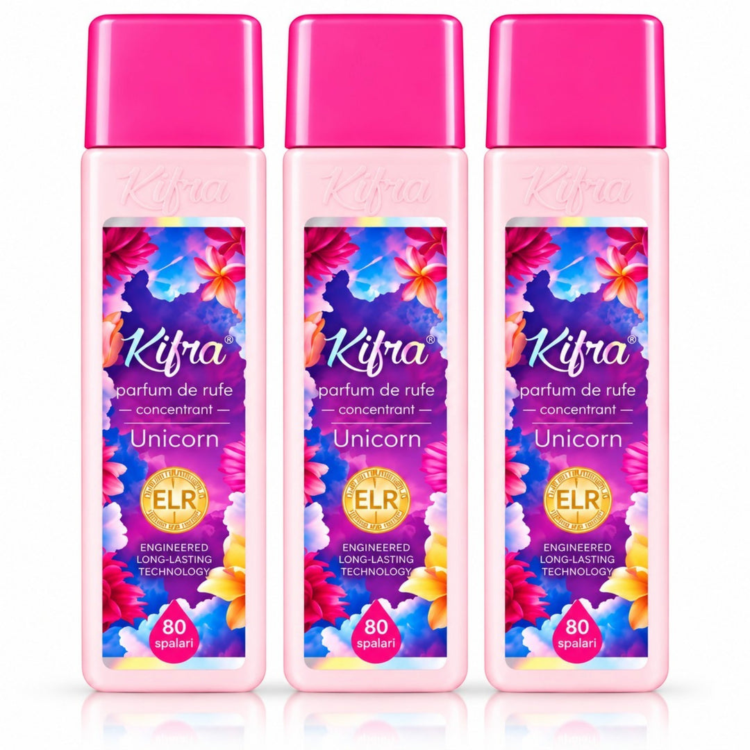 Kifra Concentrated Laundry Fragrance – 3 Pack (120 Washes Each)