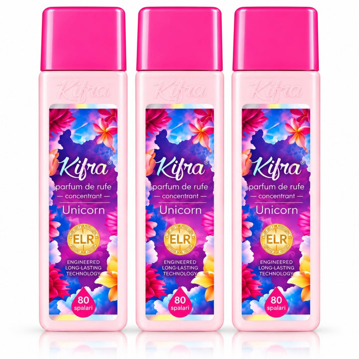 Kifra Concentrated Laundry Fragrance – 3 Pack (120 Washes Each)