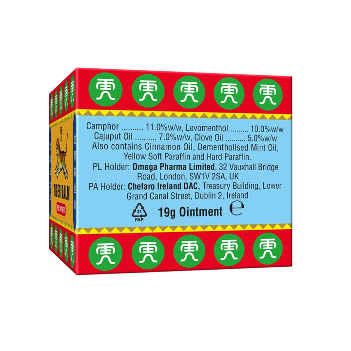 Baume Herbal Rouge Tiger Balm | 9 ml et 21 ml