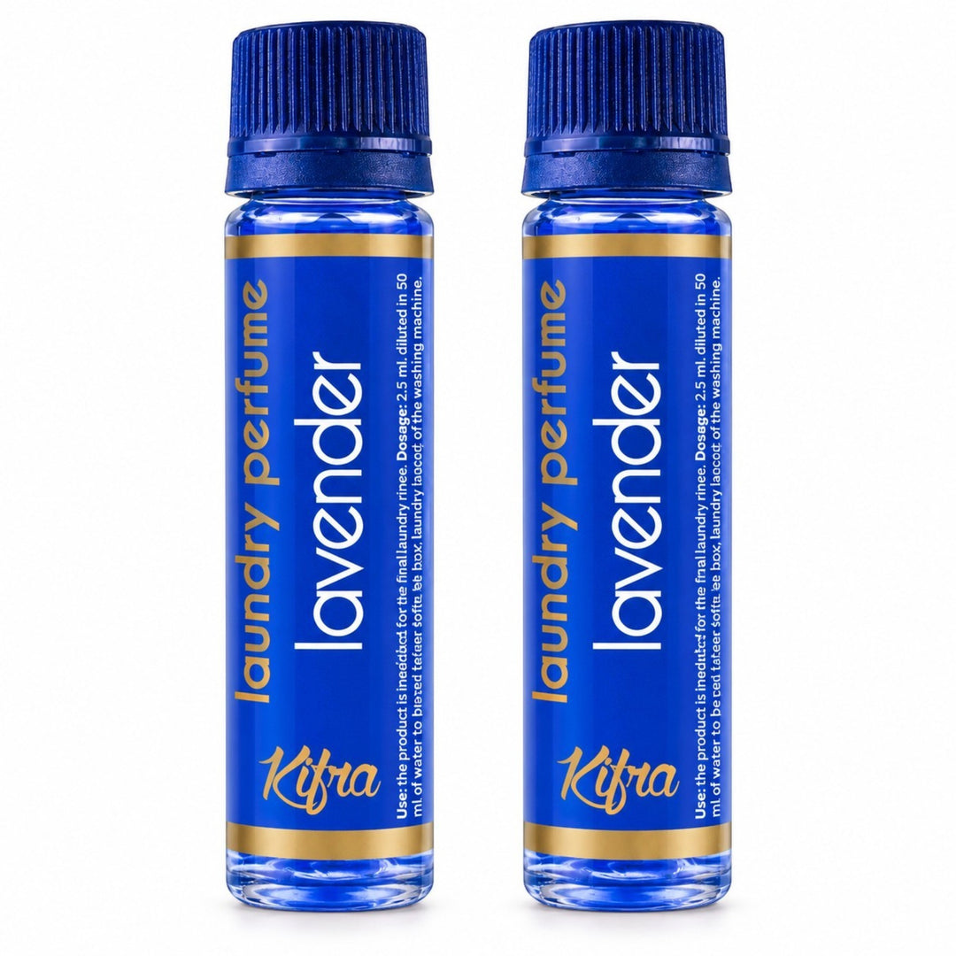 Kifra Concentrated Laundry Fragrance – 2 Pack (80 Washes Each)