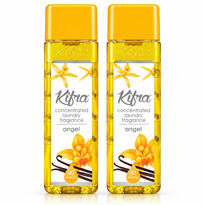 Kifra Concentrated Laundry Fragrance – 2 Pack (80 Washes Each)