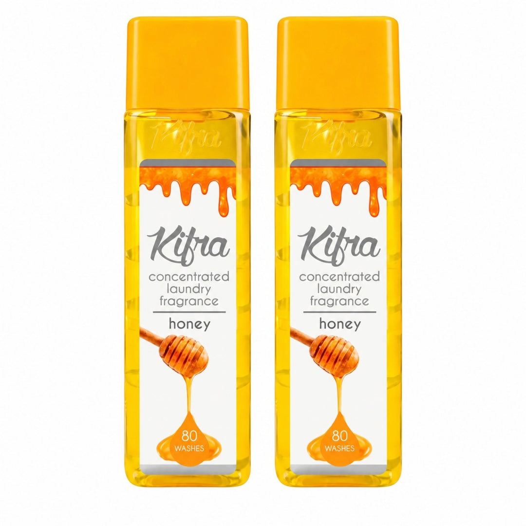 Kifra Concentrated Laundry Fragrance – 2 Pack (80 Washes Each)