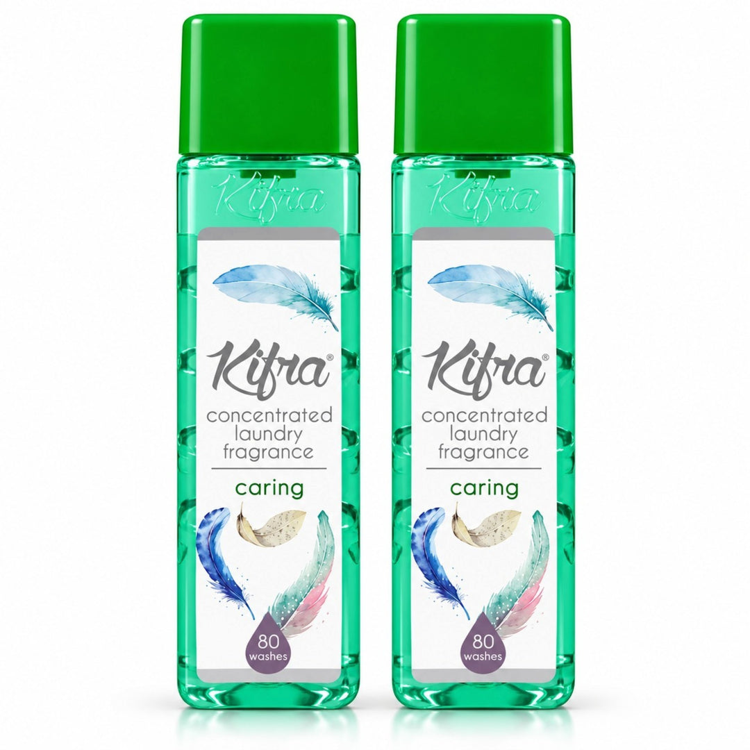 Kifra Concentrated Laundry Fragrance – 2 Pack (80 Washes Each)