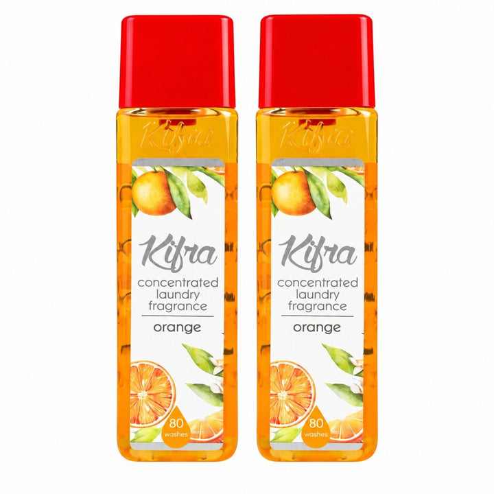 Kifra Concentrated Laundry Fragrance – 2 Pack (80 Washes Each)