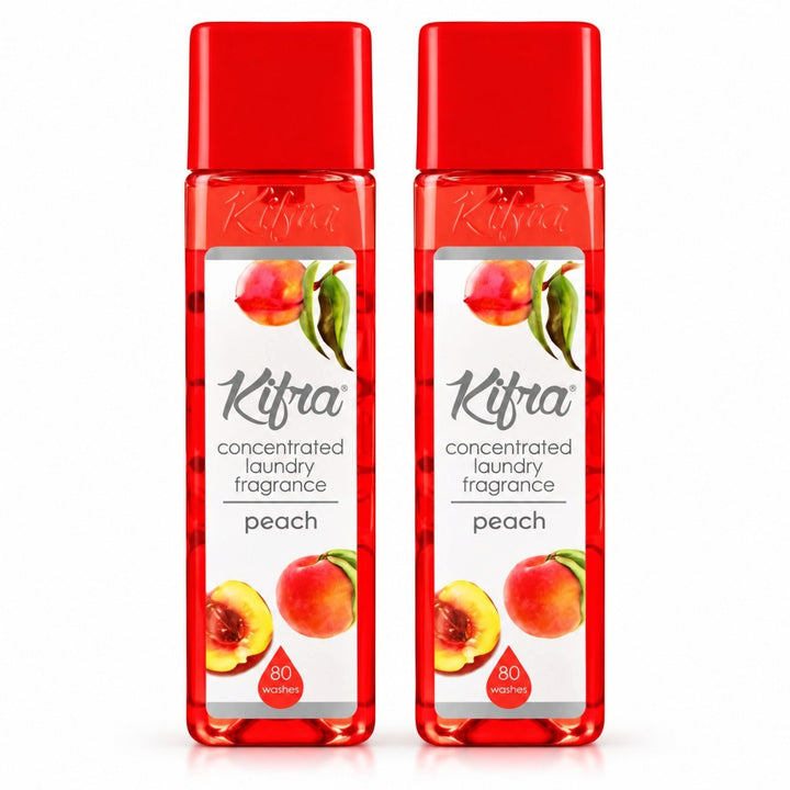 Kifra Concentrated Laundry Fragrance – 2 Pack (80 Washes Each)