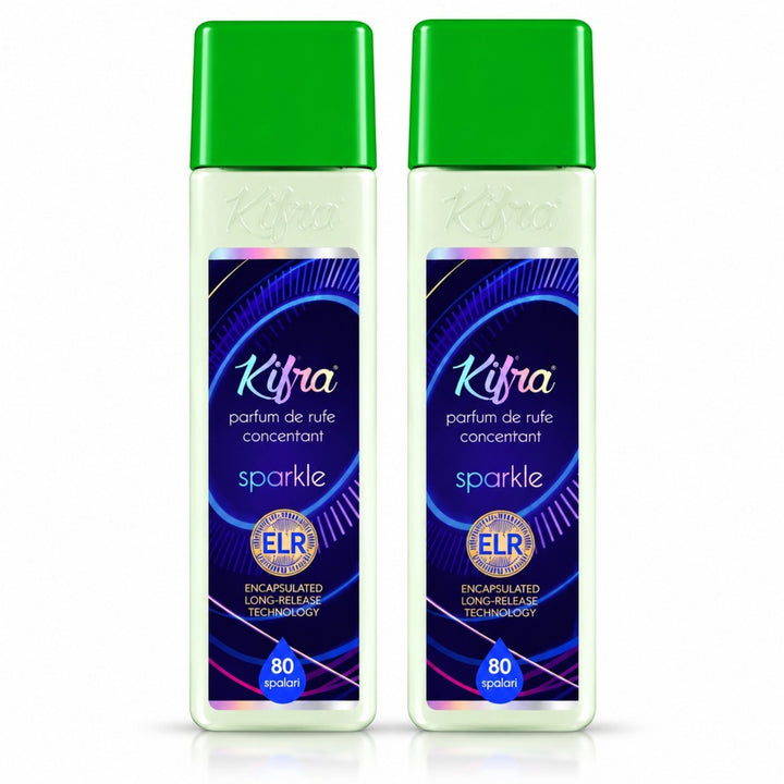 Kifra Concentrated Laundry Fragrance – 2 Pack (80 Washes Each)