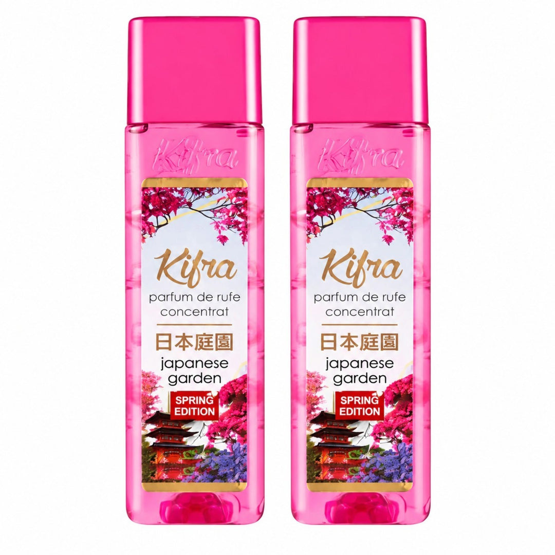Kifra Concentrated Laundry Fragrance – 2 Pack (80 Washes Each)