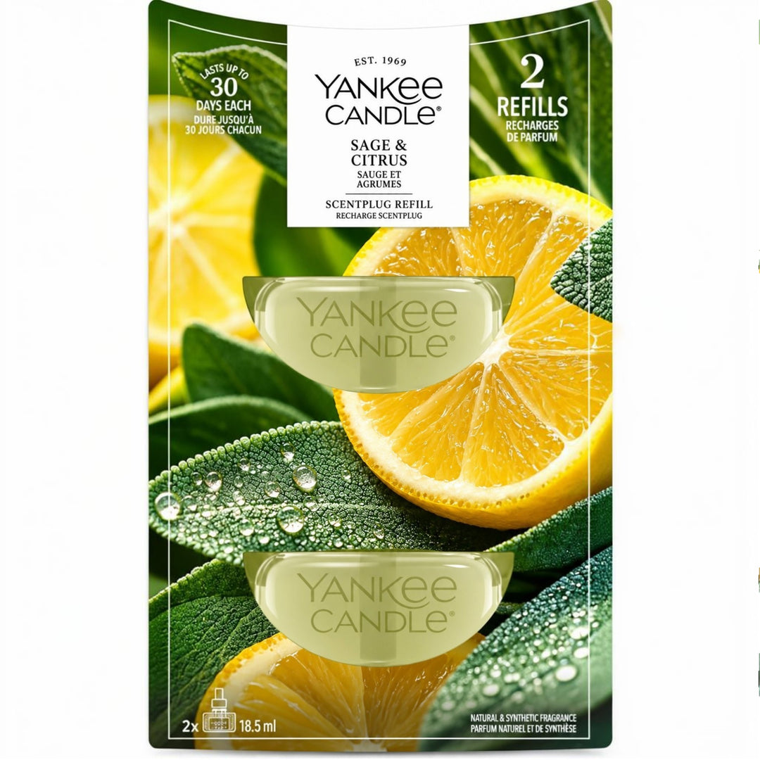 Yankee Candle ScentPlug Refills 2 Pack 18.5ml – Choose Your Fragrance