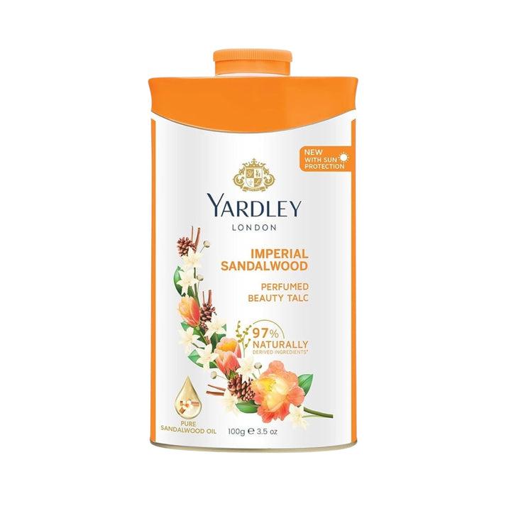 Yardley London Sandalwood Perfumed Talcum Powder