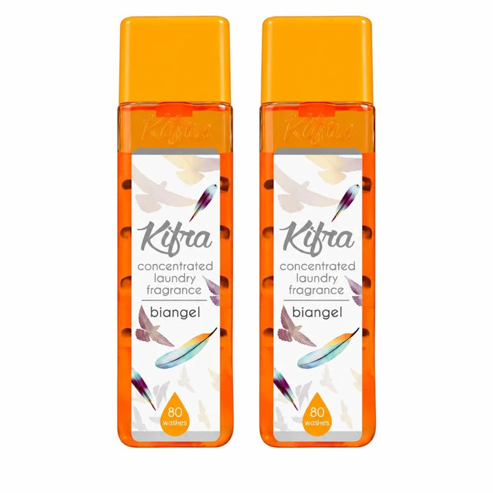 Kifra Concentrated Laundry Fragrance – 2 Pack (80 Washes Each)