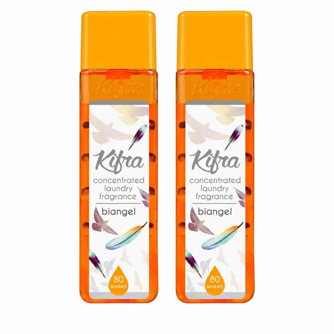 Kifra Concentrated Laundry Fragrance – 2 Pack (80 Washes Each)