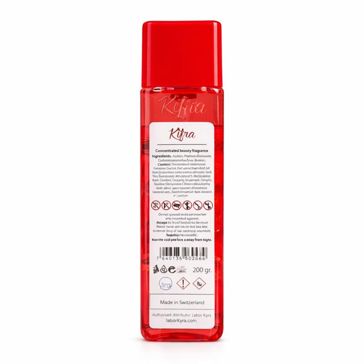 Kifra Peach Laundry Perfume Fragrance Booster 200ml Fabric Scent Enhancer for Clothes Bedding Towels