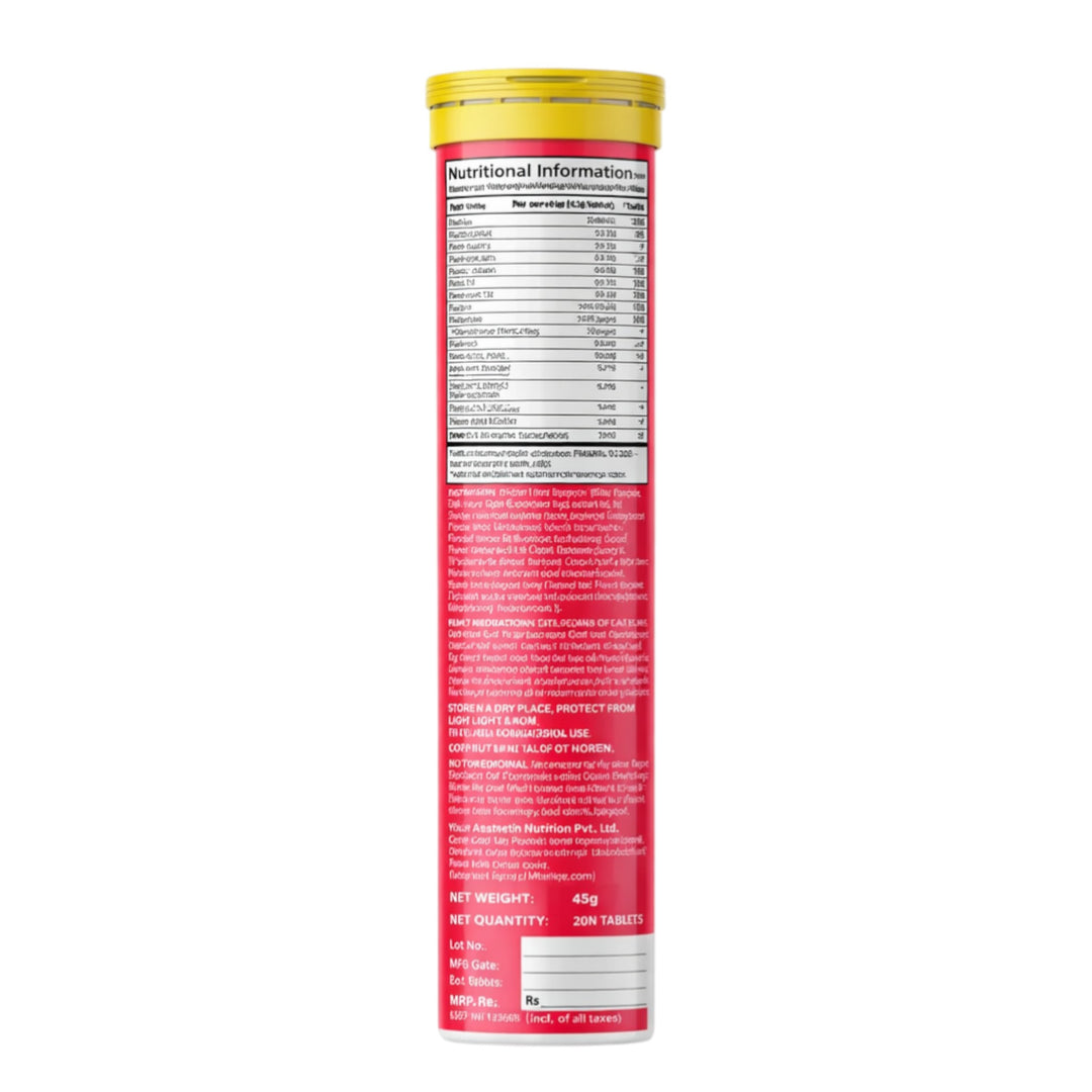 Plix Glutathione Skin Tablets with L-Glutathione & Vitamin C – Juicy Watermelon Flavour