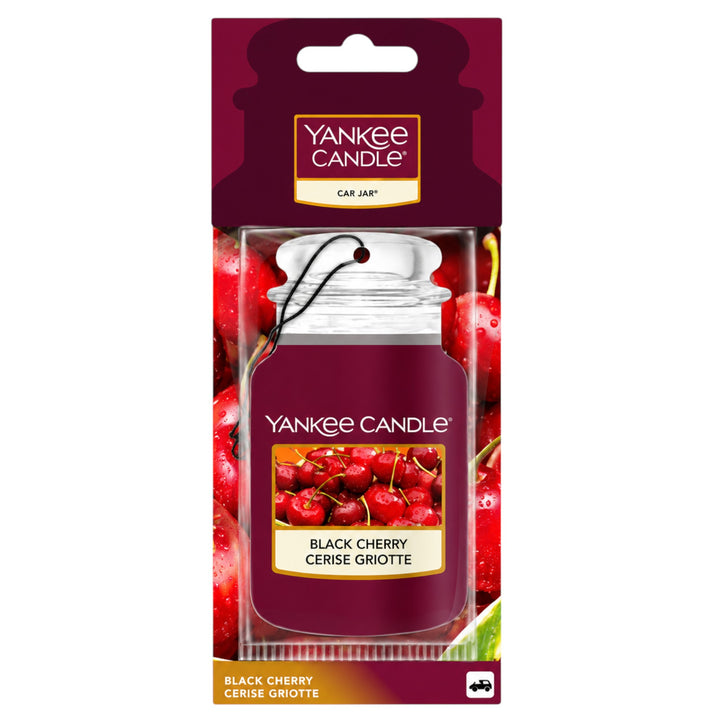 Yankee Candle Car Jar Air Fresheners – Black Cherry, Black Coconut, Pink Sands, Midsummer’s Night & Clean Cotton