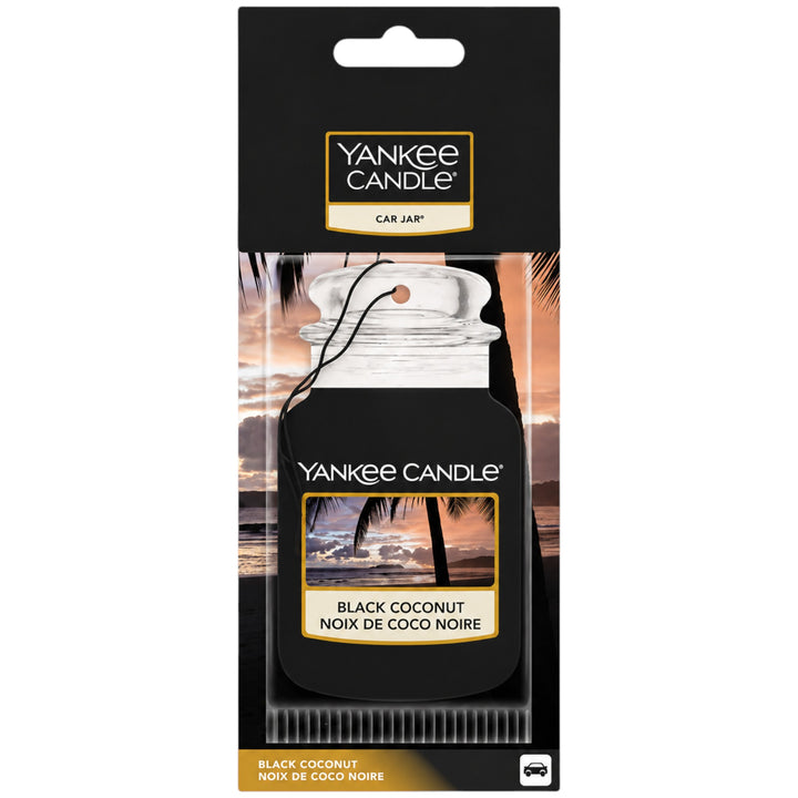 Yankee Candle Car Jar Air Fresheners – Black Cherry, Black Coconut, Pink Sands, Midsummer’s Night & Clean Cotton