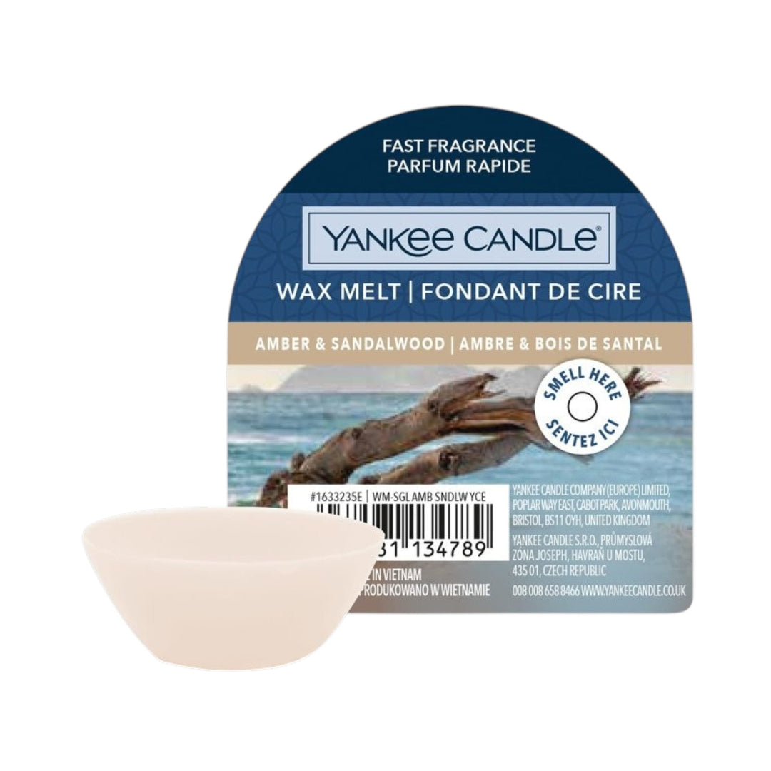 Yankee Candle Wax Melts | Amber Sandalwood, Black Cherry & More